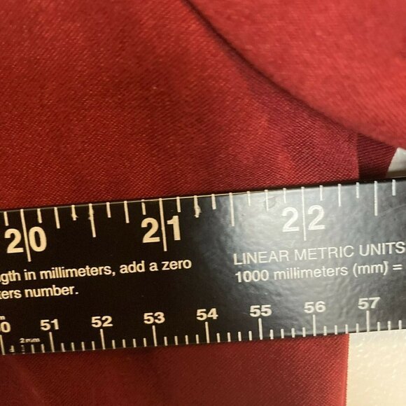 Worthington Womens Tall Stretch Faux Suede Deep Red Shirt Jacket Shacket-18T - Picture 10 of 11